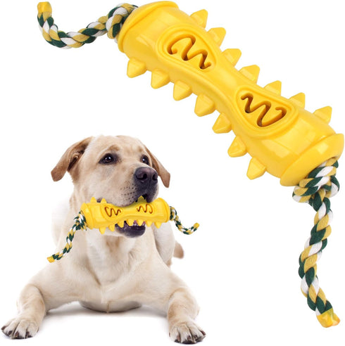 Jenilily Durable Dog Chew Toys for Aggressive Chewers, Puppy Teeth Chew Sticks for Small, Medium, Large Breeds...