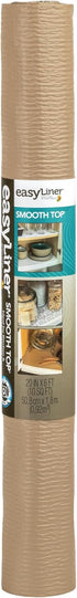 Duck Brand 1364759 Smooth Top Easy Liner Non-Adhesive Shelf Liner, 20-Inch x 6-Feet, Beige...