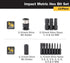 Titan Tools 16038 13-Piece Metric Impact Grade Hex Bit Set...