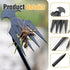 Weed Removal Tool Garden Weeding Tools Manganese Steel Hand Weeder Tool with Handle, 4 Teethes Dual Purpose Manual Weeders Tool for Garden Vegetab...