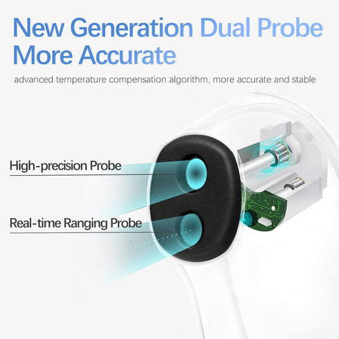 Berrcom No Touch Forehead Thermometer for Adults and Kids, Digital Infrared Thermometer Dual Probe Technology Touchless Baby Thermometer with LED ...
