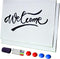 Dry Erase Board Fridge Whiteboards?2 Pack?12 x 8 inch Notice Boards Markers for Home Kitchen Office?White?...