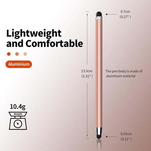 10 PCS Stylus,Stylus Pen for Touchscreen,2-in-1 Stylus Pen for iPad, High Sensitivity & Precision Suitable for All Touch Screens of iPhone/ipad/An...