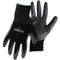 Boss Men's JobMaster Nylon Nitrile Coated Palm Work Glove, Abrasion Resistant, Non-Slip Grip, Black, X-Large, (8442X)...