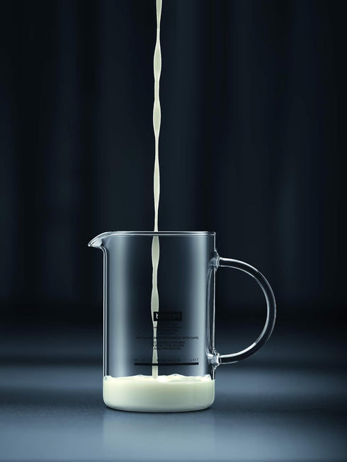 Bodum, Latteo Manual Milk Frother, 8 Ounce, Black...