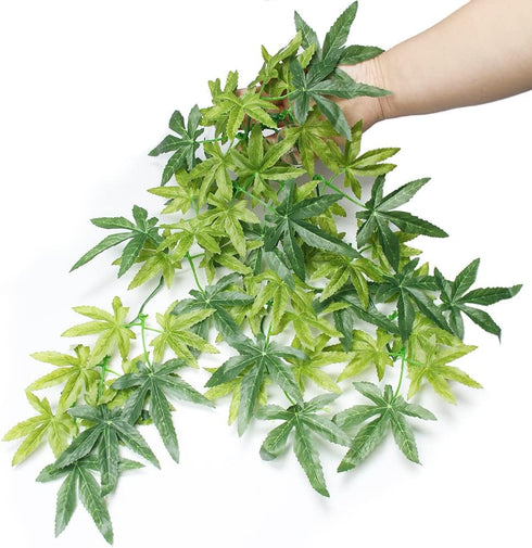 50cm/20in Aquarium Decorations Plants Artificial Fake Plastic Water Grass Plants for Fish Tank Aquarium Decor Artificial Hanging Plants...