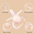 Baby Teething Toys, Food Grade Silicone Rattle Teether with Toothbrush for Babies 3+ Month, Soft Freezable Chew Toy, Easy to Grasp Handle - Dishwa...