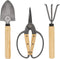 N&V Bonsai Scissors Set, 3 Pcs Set Including Bonsai Scissors, Mini Rake and Mini Shovel, For Arranging Flowers, Trimming Plants, For Grow Room or ...