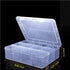 Large Clear Organizer Box,12 Grids Organizer Box with Removable Dividers for Jewelry,Bead Storage Organizer Box,Plastic Compartment Container for ...