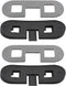 2PCS Adhesive Clip Holder Bracket Clip Mount Compatible with FreedConn T-COMVB and T-COMSC Series Motorcycle Helmet Bluetooth intercom...