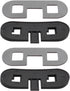 2PCS Adhesive Clip Holder Bracket Clip Mount Compatible with FreedConn T-COMVB and T-COMSC Series Motorcycle Helmet Bluetooth intercom...