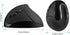 AURTEC Left-Handed Mouse, Rechargeable 2.4G Wireless Ergonomic Vertical Mice with USB Receiver, 6 Buttons and 3 Adjustable DPI 800/1200/1600 for L...