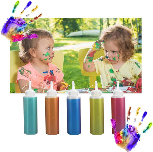 15 PCS 8oz Squeeze Bottles,Plastic Condiment Bottle with Twist On Cap Lids,Squeeze Bottle for Sauces,Ketchup,Barbecue,Syrup,Paint...