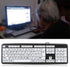 Elderly Keyboard, 104 Keys QWERTY Layout Keyboard Large Font Print USB Wired Keyboard Standard Full Size Computer Keyboard for Old People(1.35M Ca...