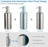 GAPPO Brushed Nickel Soap Dispenser Stainless Steel Metal Pump Hand Lotion Bottle for Bathroom, Bedroom and Kitchen(300ML/10.15Ounce)...