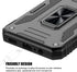 for Samsung Galaxy A14 5G Case, Shockproof Phone Case & Sliding Camera Cover & Ring Holder Kickstand with Screen Protector for Samsung Galaxy A14 ...