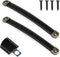 2 Pcs Leather Handles for Drawers Leather Handle Suitcase Luggage Pulls Trunk Handles Cabinet Handles Leather Strap Handles with Mounting Screws M...