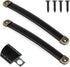 2 Pcs Leather Handles for Drawers Leather Handle Suitcase Luggage Pulls Trunk Handles Cabinet Handles Leather Strap Handles with Mounting Screws M...