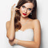 Bridal Jewelry Set Rhinestone Wedding Jewelry Set Include Wome Necklace Bracelet Earrings Brides Bridesmaid Prom Costume Jewelry Set for Bridal We...