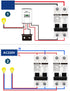 30 Amp 12V-400V AC DC Miniature Circuit Breakers (10A 15A 20A 25A 40A 50A 60A Optional) for Solar Panel PV System - Disconnect Switch, AC 110V DIN...