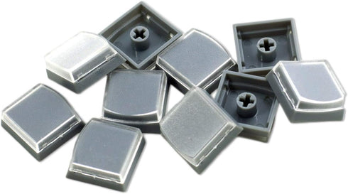 X-keys Keycap Cherry MX Compatible (Pack of 10) (1x1, Gray)...