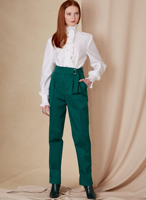 Vogue Misses' Petite Slightly-Tapered Pants Sewing Pattern Kit, Code V1829, Sizes 8-10-12-14-16, Multicolor...