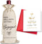 Engagement Gifts for Couples, Marriage Wedding Wine Bag Gifts for Mr and Mrs, Pairs Well With Getting Engaged, Bridal Shower Gift for Bride, Draws...