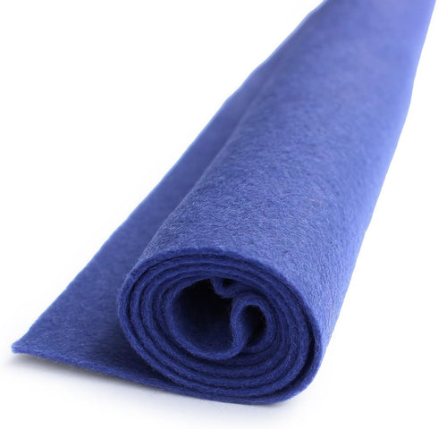 Bluer Than Blue - Wool Felt Oversized Sheet - 35% Wool Blend - 1 12x18 inch Sheet...