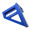 3D Multi Angle Measuring Ruler, 45 90 Degree Triangle Scriber Square Protractor, Miter Triangle Ruler Measuring Tool for Engineer Carpenter Woodwo...