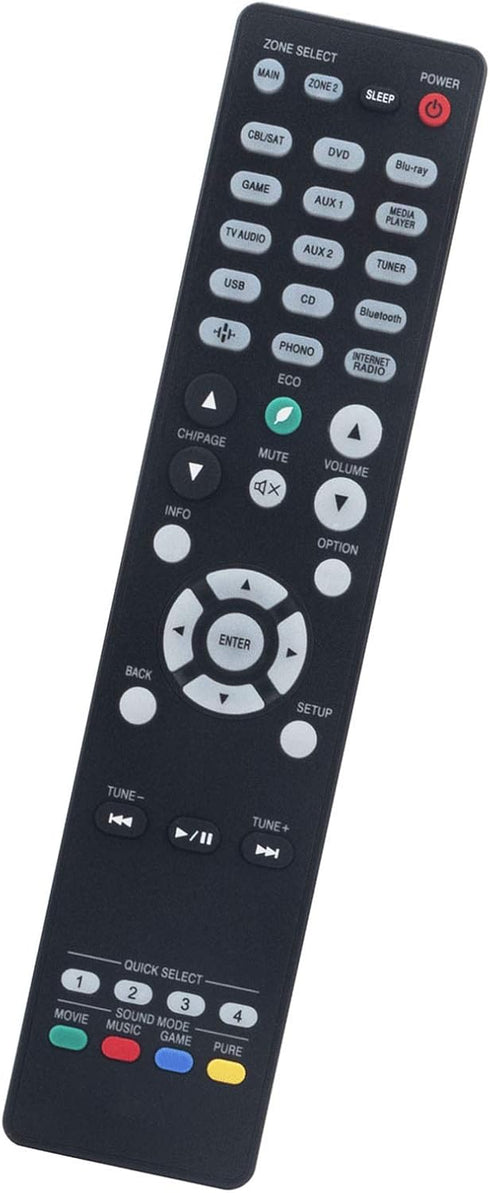 Replaced Remote Control Compatible for Denon AVRX2200W AVR-X1500H AVRX2500H AVR-X3200W AVRX3500H AVR-S650H AVRS920W AVR-S750H Integrated Network A...