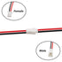 mxuteuk 20 Pairs 22 AWG 2 Pin JST XH2.54 Connector Plug with Red Black Cable Wire Male Female 200mm JST-XH2.54...