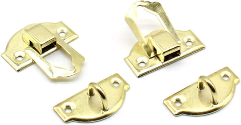 6pcs Antique Latch Hasps?LBTODH Wooden Box BuckleLock forJewelry Box/Gift Box/Doll House and Other Decorative Accessories?Gold?...