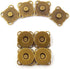 25 Sets Bronze Sew in Magnetic Bag Clasps Button Snaps Tone Purse Great for Closure Handbag Clothes Sewing Craft No Tools Required Plum Blossom 14...