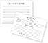 Recipe Instruction Cards | 50 | 4 x 6” inches Postcard Size | Recipe Index Cards for Kitchen Supplies, Recipe Box, Housewarming Gift, Wedding Show...