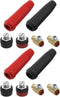 8pcs TIG Welding Cable Panel Connector Socket DKJ10-25 Cable Connector Plug DKZ10-25 Cable Connector Socket for TIG Welding Plasma Cutter Machine...