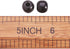 KISSITTY 200Pcs Natural Dyed Black Wooden Ball Spacer Beads 10mm Wood Loose Smooth Beads with 3.5mm Hole for DIY Craft Jewelry Making...
