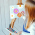 Daisy Stencil Flower Stencils for Painting on Wood, Floral Drawing Paint Wood Burning Layering Templates for Crafts Card Making Furniture Wall Flo...