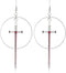 Halloween Gifts Gothic Silver Sword Medieval Renaissance Dangle Earrings for Women...