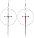 Halloween Gifts Gothic Silver Sword Medieval Renaissance Dangle Earrings for Women...
