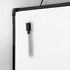 Double-Sided Dry Erase Board 16" x 12", Small White Board for Wall, Black Frame Hanging Whiteboard for Home School Office...