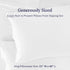 California Design Den Luxuriously Soft 600 Thread Count 100% Cotton King Size White Pillowcase Set of 2, Fits King Pillows...