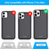 7800mAh Battery Case for iPhone 11 Pro Max - Extended Portable Charging Pack, 6.5-inch Waterproof, Black...