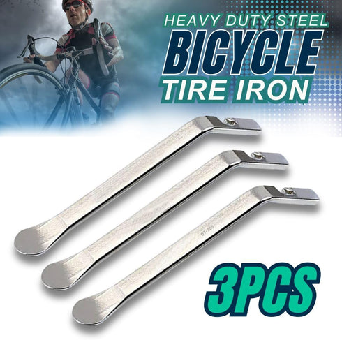 3 Pcs Bicycle Tire Iron Spoons Changing Tire Bike Levers Tire Repair Tool Kit - Bike Tire Changer Remove Tyre Heavy Duty Small Metal Steel Bars...