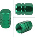 WINKA 5Pcs Car Tire Valve Stem Caps Hexagon Aluminium Alloy Dustproof Valve Stem Covers Universal for Cars with O Rubber Ring Wheel Valve Cap Tire...