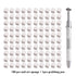 100Pcs Soft Nail Sponges for Ombre, Nail Art Sponges With Grabbing Pen, Aura Nails, Ombre Nail Brush, Manicure Nail Art Tools, Professional Access...