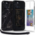 TORU CX PRO for iPhone 12 Pro/iPhone 12 Case Wallet | Protective Shockproof Heavy Duty Cover with Hidden Card Holder & Card Slot | Mirror & Wrist ...