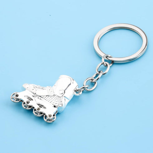 BNQL Roller Skate Gifts Keychain Roller Skating Gifts Roller Skater Gift for Skating Lover Team Gifts Roller Skates Key ring (roller skate keychai...