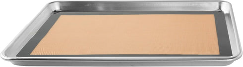 GRIDMANN Pro Silicone Baking Mat - Set of 2 Non-Stick Half Sheet (16-1/2" x 11-5/8") Food Safe Tray Pan Liners...