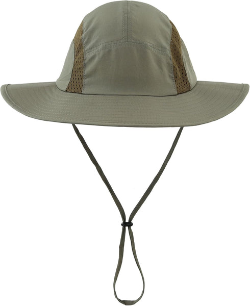 Home Prefer Sun Hats for Men Women Fishing Hat UPF 50+ Wide Brim Bucket Hat UV Protection Hat with Neck Flap Garden Beach...
