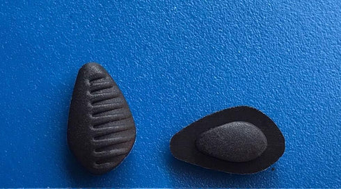 Eyeglasses Nose Pads,BEHLINE 2 Pairs Soft Silicone Nose Pads Push-in Nose Piece Replacement for Glasses Eyeglasses Sunglasses and Eyewear(Black)...